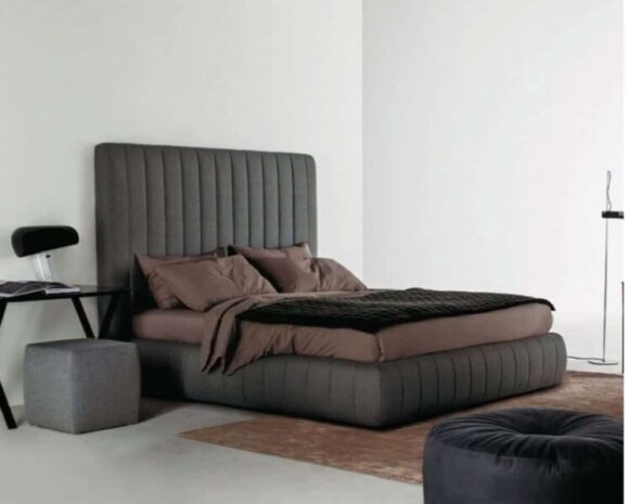 سرير، 160 سم،اسود - bed29
