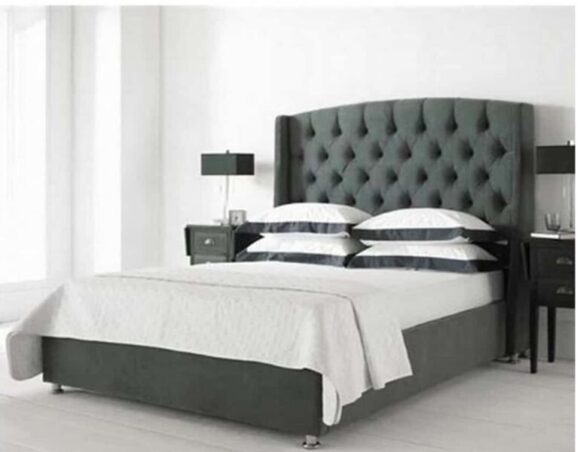 سرير، 160 سم،زيتى- bed28