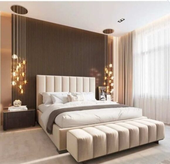 سرير، 150 سم،بيج - bed27