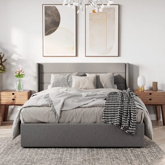 سرير جراي 160×200سم. bed-65