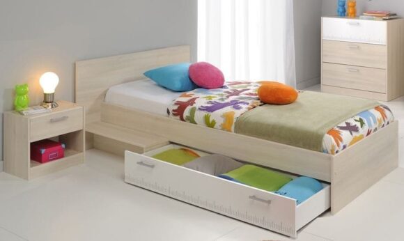 سرير، 120 سم، بدرج – bed71