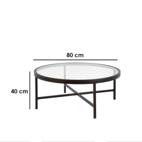 ⁦ترابيزة قهوة 80سم st-108⁩ - الصورة ⁦2⁩